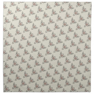Christian cross cloth napkin