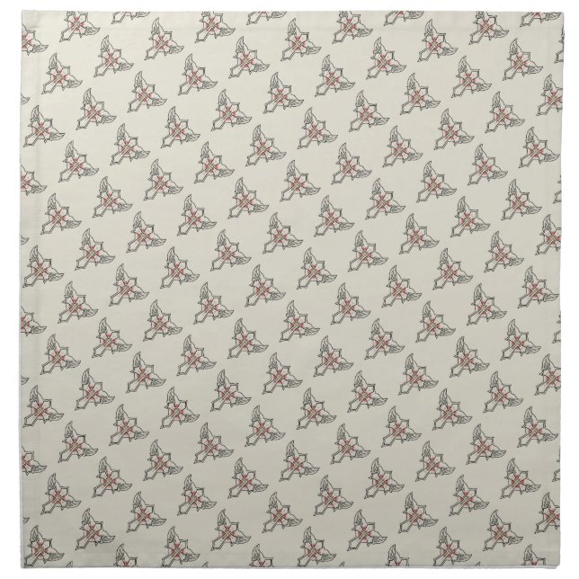 Christian cross cloth napkin (Front)