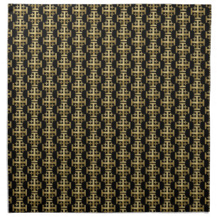 Christian cross cloth napkin