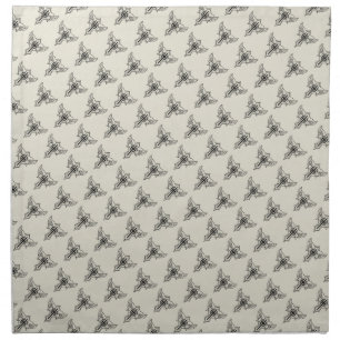 Christian cross cloth napkin
