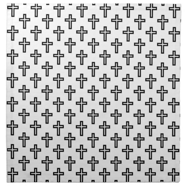 Christian Cross Cloth Napkin (Front)