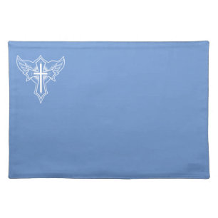 Christian cross cloth placemat