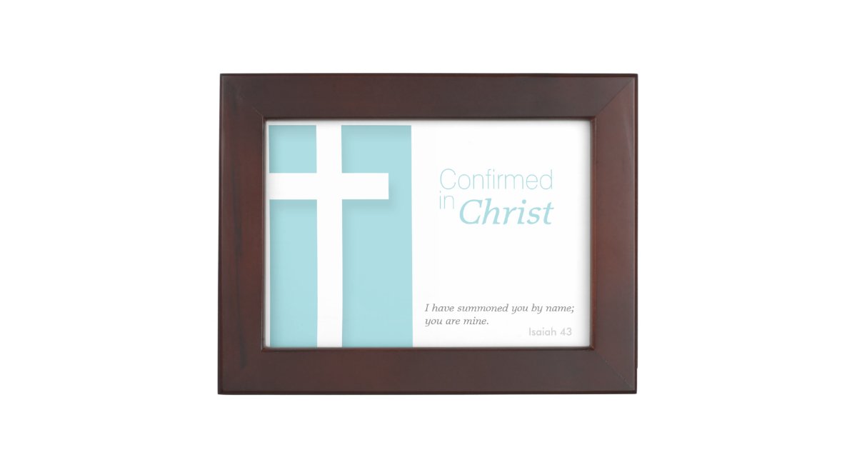 Christian Cross Confirmation Wood Keepsake Box Zazzle