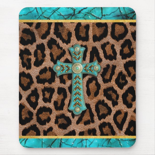 Christian Cross Easter Jesus Baptist Catholic Love Mouse Pad (Front)