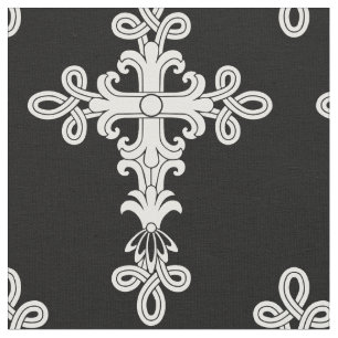 Christian cross fabric
