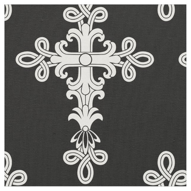 Christian cross fabric (Close Up)