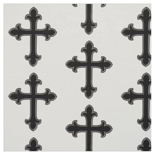 Christian cross fabric