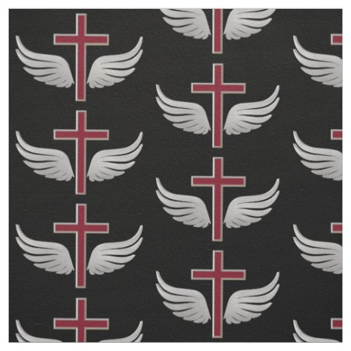 Christian cross fabric