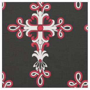 Christian cross fabric