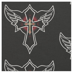 Christian cross fabric