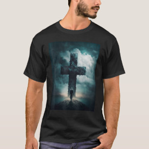 Christian Cross Faith and Prayer T-Shirt
