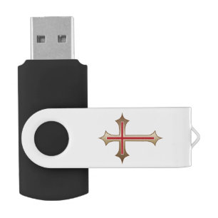 Christian cross flash drive