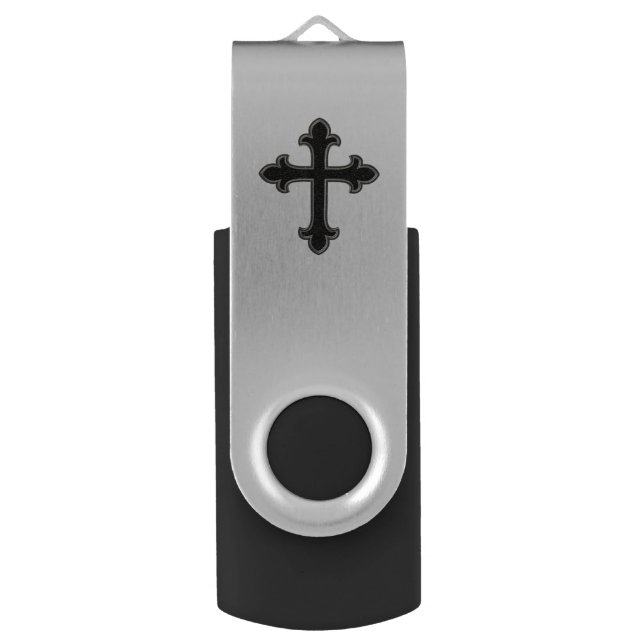 Christian cross flash drive (Back (Vertical))