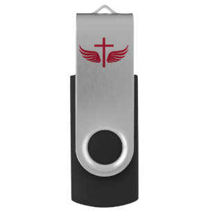 Christian cross flash drive
