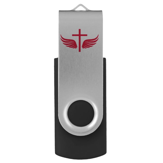Christian cross flash drive (Back (Vertical))