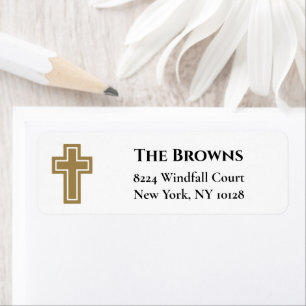 Christian Cross   Gold Label
