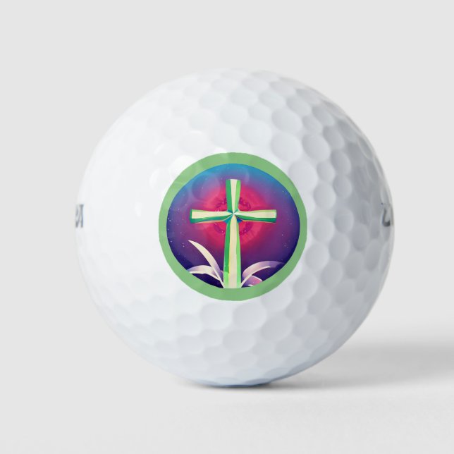 Christian Cross Golf Balls (Front)