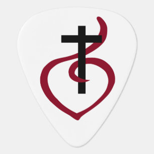 Christian Cross Guitar Pick