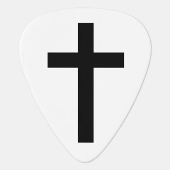 "christian Cross" Guitar Pick by ChristianityDesigns at Zazzle