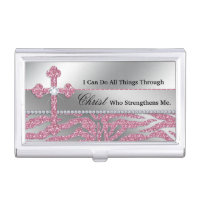 Christian Cross I can do all things through Christ