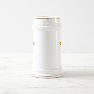 Christian Cross in Gay Pride Flag Colors Beer Stein