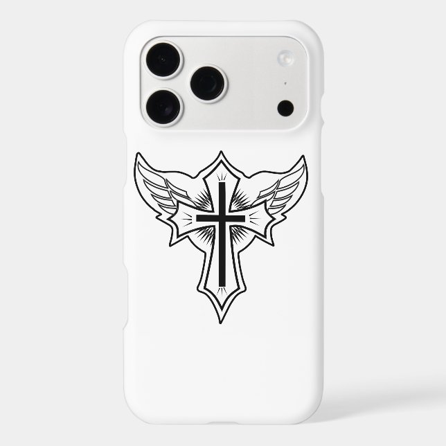 Christian cross iphone case (Back)