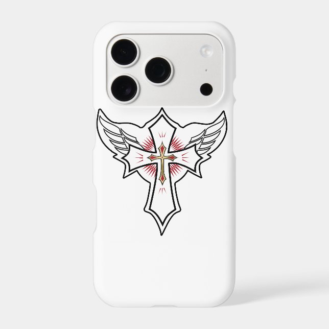 Christian cross iphone case (Back)