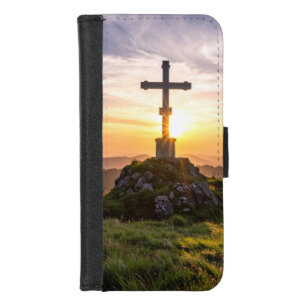 Christian cross iPhone 8/7 wallet case