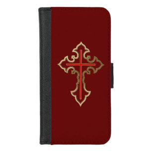 Christian cross iPhone 8/7 wallet case