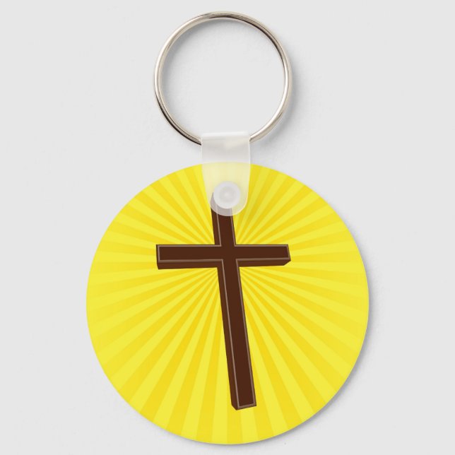 Christian Cross keychain (Front)