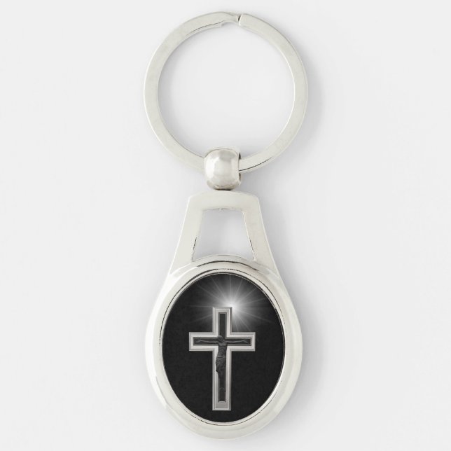 Christian cross keychain (Front)