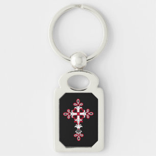 Christian cross keychain