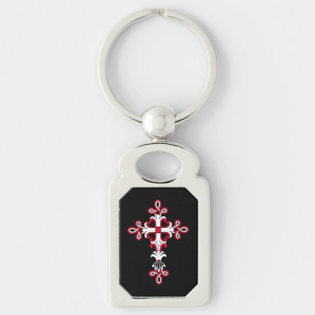Christian cross keychain (Front)