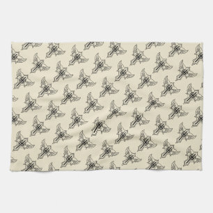 Christian cross kitchen towel