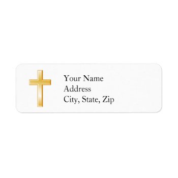 Christian Cross Labels by worldoffaith at Zazzle