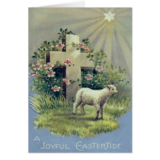 Christian Cross Lamb Star Cards (Front)