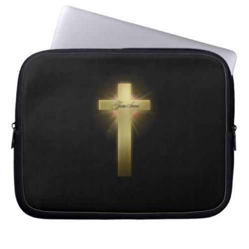 Christian Cross Laptop Sleeve