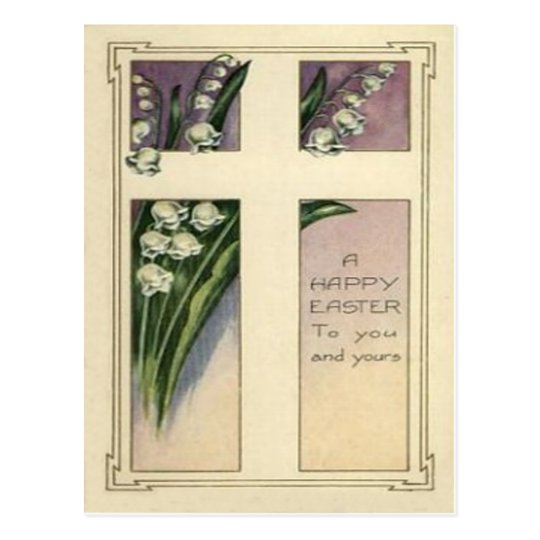 Christian Cross Lily Of The Valley Postcard | Zazzle.com