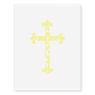 Christian Cross Maori Style Tribal Gift Idea Temporary Tattoos