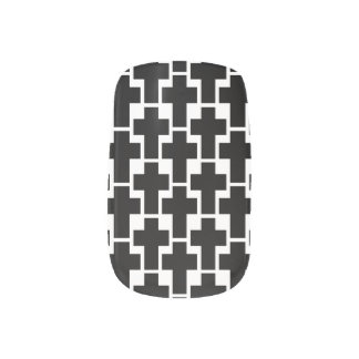 Christian Cross Minx Nail Art