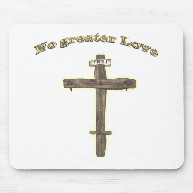 Christian cross mouse pad (Front)