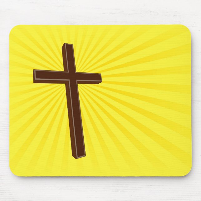Christian Cross mousepad (Front)