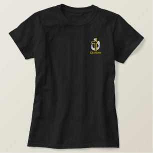Christian Cross Nazarene Symbol Solidarity Embroidered Shirt