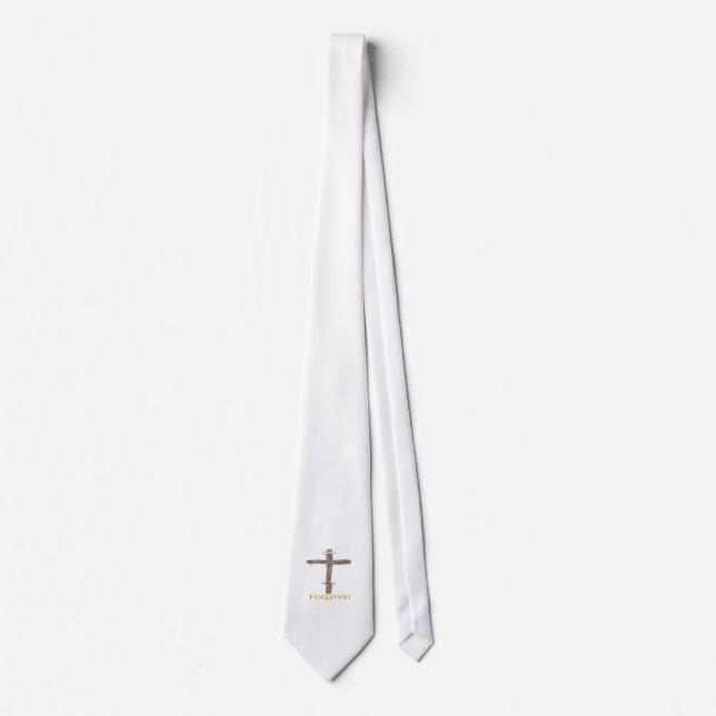 christian cross neck tie (Front)