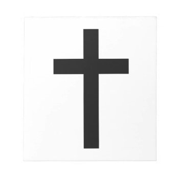 "christian Cross" Notepad by ChristianityDesigns at Zazzle