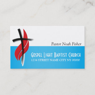 Christian Cross Pastor Christianity Card