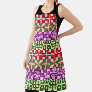 Christian Cross Pattern 1 Apron