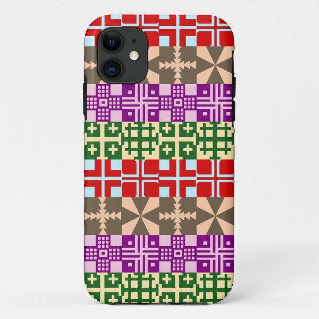 Christian Cross Pattern 1 Case-Mate iPhone Case (Back)