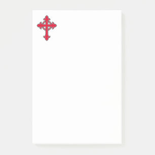 Christian cross post-it notes