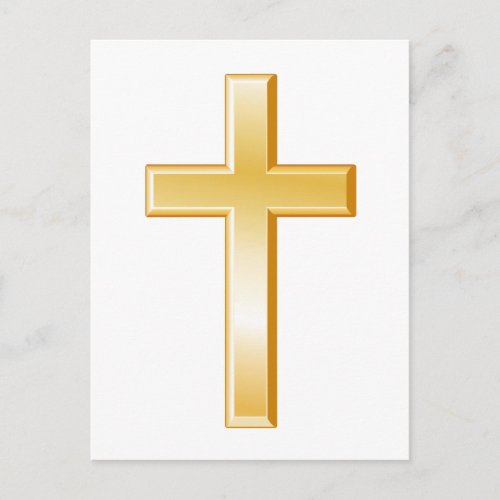 Christian Cross Postcard